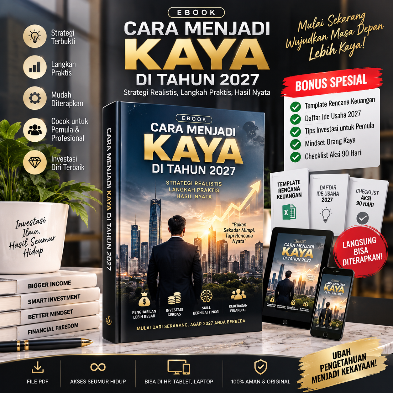 E-Book Cara Menjadi Kaya Tahun 2027
