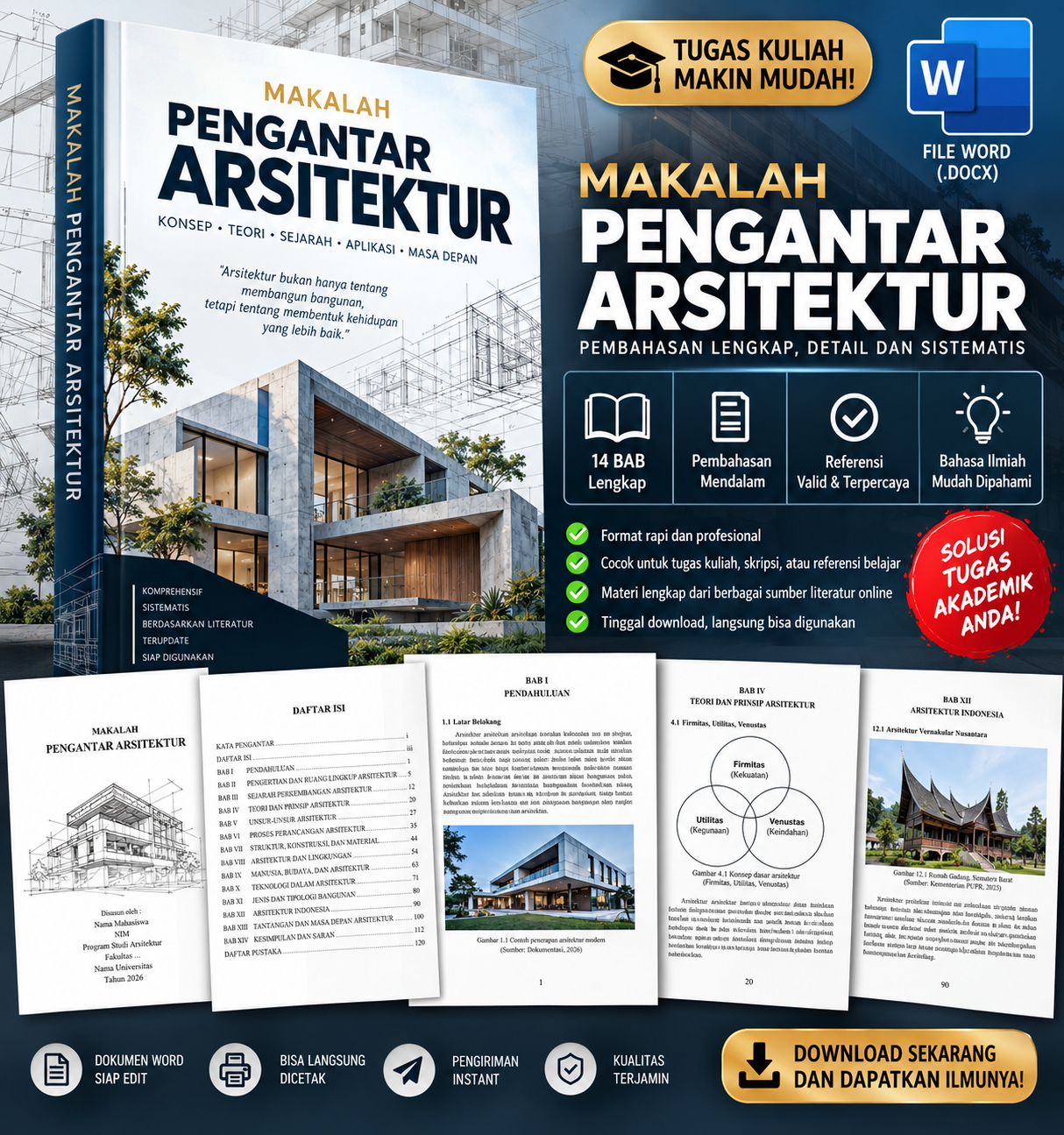 Makalah Pengantar Arsitektur Tipe 001 - Word